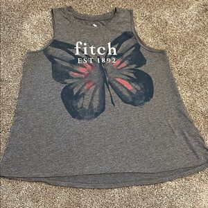 Abercrombie Kids grey butterfly tank top